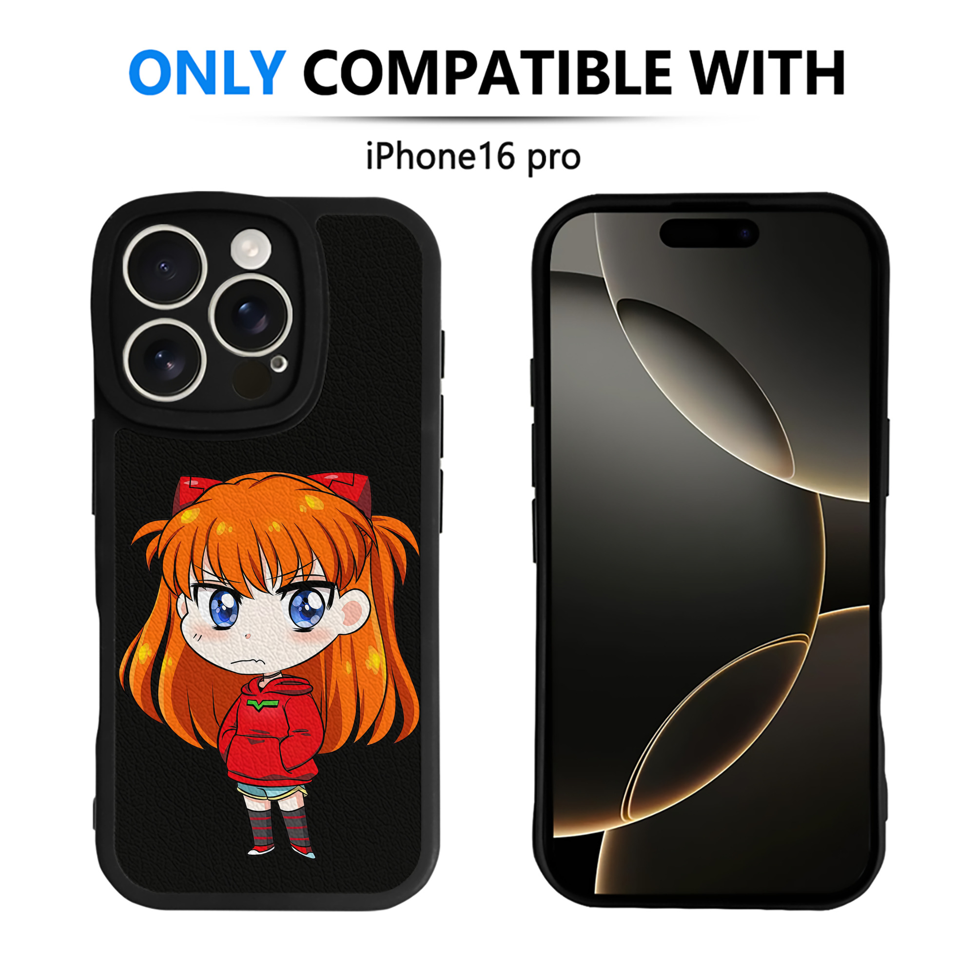 （画像用） EVA 新世紀エヴァンゲリオン 【iPhone 16シリーズ対応】シリコンスマホケース（レザー調） 材質：シリコン